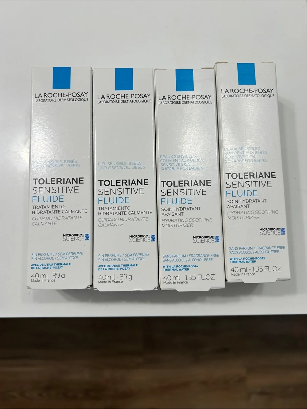 La Roche-Posay Toleriane Sensitive Fluide Hydrating Moisturizer — White & Blue